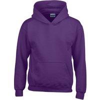 Gildan Heavy Blend Hooded Sweatshirt in Purple | Size: 5-6 Years