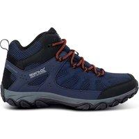 Regatta Men's Edgepoint Breathable Waterproof Mid Walking Boots in Navy | Size: 10
