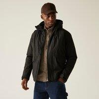 Regatta Men's Sterlings Hooded Waterproof Breathable Insulated Jacket in Jet Black | Size: XL