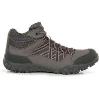 Regatta Women's 'Lady Edgepoint' Mid Waterproof Walking Boots in Light Grey | Size: 4