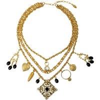 Caramel Vintage Jewellery Women's Gold Remember Me Layered Necklace