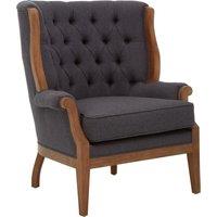 Orsina Cabra Graphite Chair in Grey