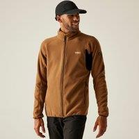Regatta Men's Hadfield Full Zip Midlayer Fleece in Brown | Size: 2XL