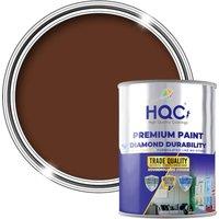 HQC PAINTS Masonry Touch Up Paint - 1L in Leaf Brown