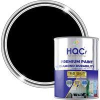 HQC PAINTS Masonry Paint - 1L in Black
