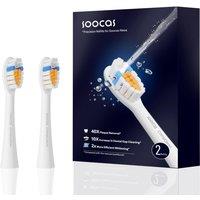 netfurniture SOOCAS Replacement Brushes for Neos Electric Toothbrush Heads Replacement Set of in White