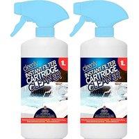 cleenly Instant Hot Tub & Pool Filter Cartridge Cleaner 2L in Clear