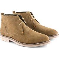 Silver Street London Men's Newington Premium Suede Leather Chukka Boots in Tan | Size: 7