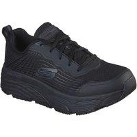 Skechers Men's Work Relaxed Fit Max Cushioning Elite Trainer in Black | Size: 7