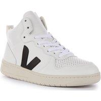 Veja Men's 'V-15 Leather' Leather Trainers in White | Size: 9