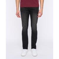 Duck&Cover Men's Overburg Slimmer Fit Jeans in Black | Size: 32R