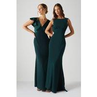 Coast Women's Honoured Sleeveless Cowl Back Maxi Bridesmaid Dress in Emerald | Size: 12