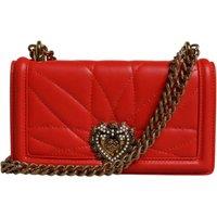 Sicily Crossbody Quilted Leather- Red Crossbody Bags