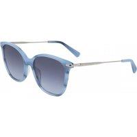 Longchamp Women's LO660S-421 Fashion Square/Rectangle Sunglasses in Blue