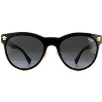 Versace Women's Cat Eye Black Grey Sunglasses
