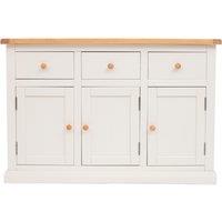 Cabinet Bits Castelli Off-White 3 Drawer 3 Door Sideboard Wood Knob