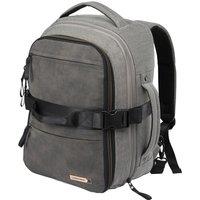 Cabin Max Evos Expandable Backpack - 40x30x20 > 40x30x15 cm in Grey | Size: 40 x 30 x 15 cm