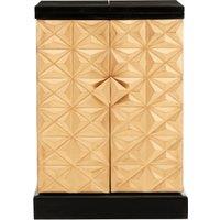 Orsina Elegant Design Bar Unit, Unique Bar Unit, Exceptional Storage Drinks Display Cabinet in Gold