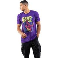 Marvel Men's Deadpool 90's Cotton T-Shirt in Purple | Size: Medium