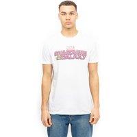Marvel Men's GOTG Text Logo Cotton T-Shirt White | Size: Small