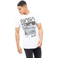 NASA Men's Salute Cotton T-Shirt White | Size: Small