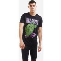 Marvel Men's Hulk Uppercut T-Shirt in Black | Size: XL
