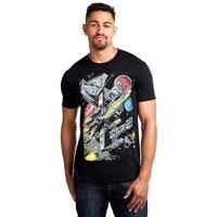Star Wars Men's Falcon Battle Cotton T-shirt in Black | Size: Medium