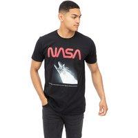 NASA Men's Flight Cotton T-Shirt Black | Size: XL
