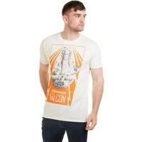 Star Wars Men's New Falcon Cotton T-shirt in Ivory | Size: Small