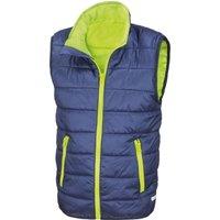 Result Core Sleeveless Zip Up Bodywarmer in Navy | Size: XS