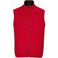 SOL'S Men's Falcon Softshell Body Warmer in Wine | Size: 2XL