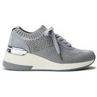 b.soleful Women's 'Lariel' Porvair Trainers in Grey | Size: 5