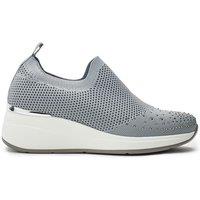 b.soleful Women's 'Solvia' Porvair Trainers in Grey | Size: 6