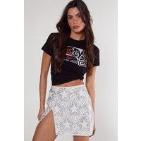 Star Diamante Detail Skirt
