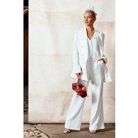 Coast Women's Premium Flare Bridal Trousers in Ivory | Size: 18