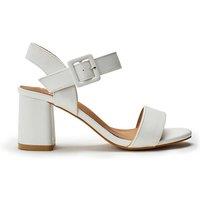 b.soleful Women's 'Sevina' Porvair Sandals in White | Size: 4
