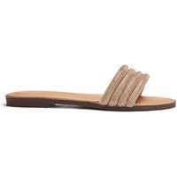 b.soleful Women's 'Lusina' Porvair Sandals in Light Tan | Size: 4