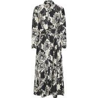 Star by Julien Macdonald Women's Floral Print Button Through Dress in Black | Size: 12