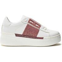b.soleful Women's 'Sanyra' Porvair Trainers in Red | Size: 8