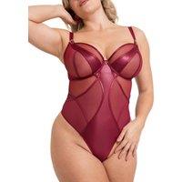 Scantilly Women's Suspense Plunge Bodysuit in Purple | Size: 36G