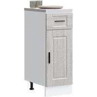 Berkfield Home Kitchen Base Cabinet Porto Grey Sonoma Engineered Wood