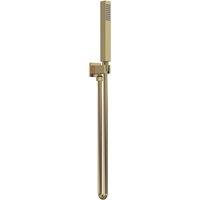 Balterley Round Outlet Elbow Parking Bracket Shower Handset Brushed Brass in Metallics