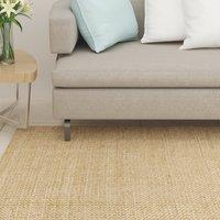 Berkfield Home Rug Natural Sisal 66x100 cm in Brown | Size: Medium