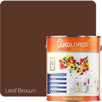 LANDLORDS PAINT Shed & Fence Paint - 10L in Leaf Brown