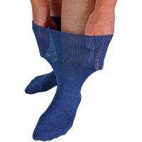Dr.Socks Men's 1 Pack Extra Wide Bamboo Oedema Socks in Navy | Size: 12-14