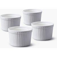 WM Bartleet & Sons Porcelain Deep Ramekin 9cm Set of 4 in White