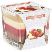 KDMD Rainbow Jar Candle - Apple & Cinnamon in Red