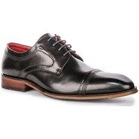 JUSTINREESS ENGLAND Men's 'Everett' Leather Shoes in Black | Size: 10