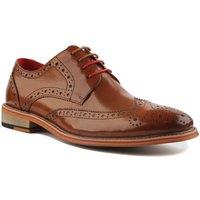 JUSTINREESS ENGLAND Men's 'Dover' Leather Shoes in Brown | Size: 8