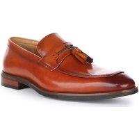 JUSTINREESS ENGLAND Men's 'Albie' Leather Shoes in Brown | Size: 7